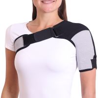 Бандаж для плеча и предплечья "Крейт" №5 F-600 (черно-серый)(обхв.пл 38-42см)(обхв.н/груд100-106см)